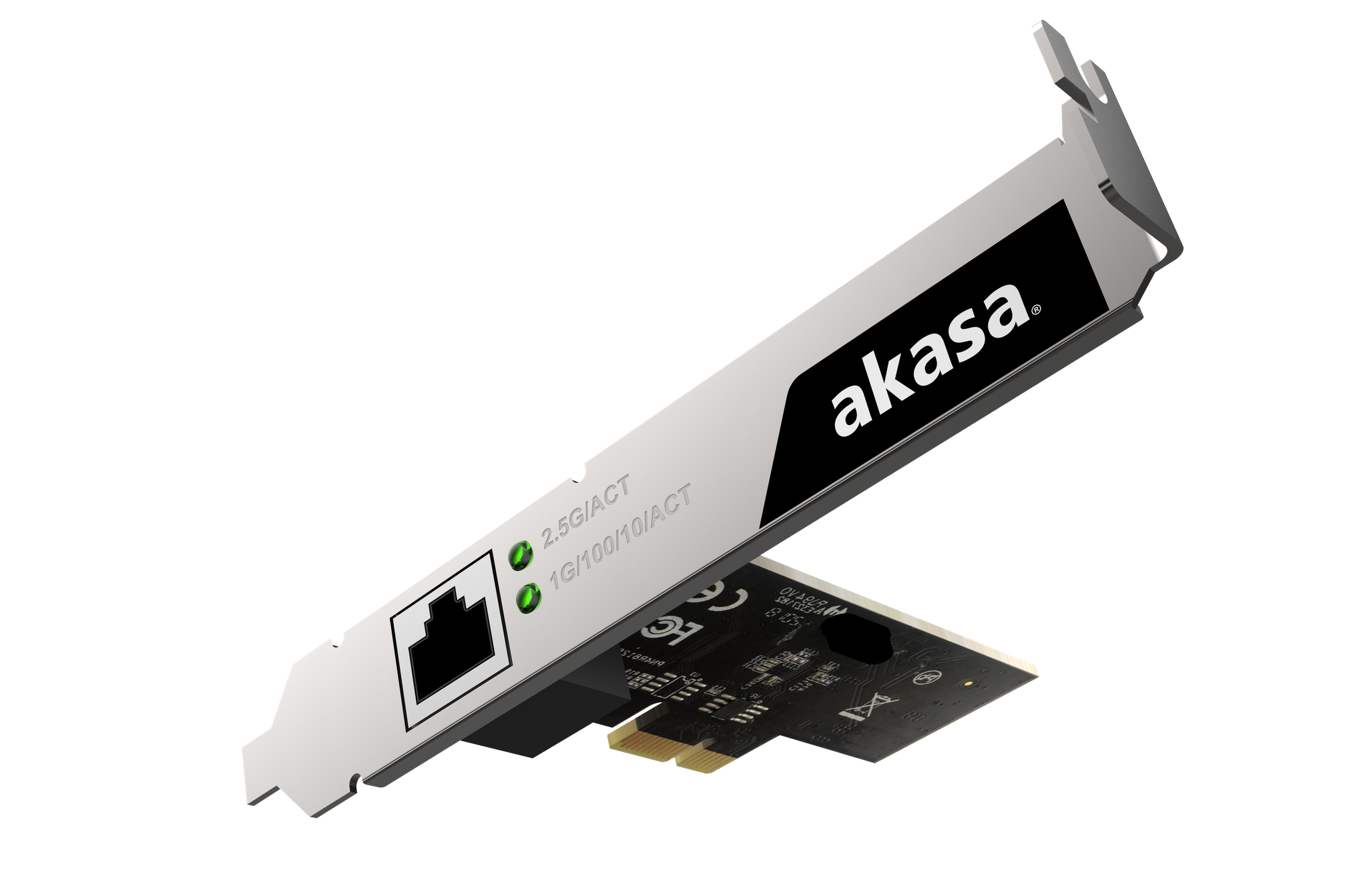 Akasa 2.5 Gigabit PCIe Network Card, Realtek Chipset