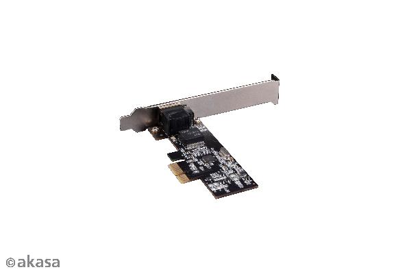 Akasa 2.5 Gigabit PCIe Network Card, Realtek Chipset