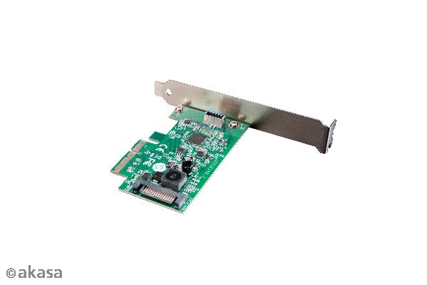Akasa 20Gbps USB 3.2 Gen 2x2 Internal 20-pin Connector to PCIe Host Card