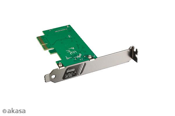 Akasa 20Gbps USB 3.2 Gen 2x2 Internal 20-pin Connector to PCIe Host Card