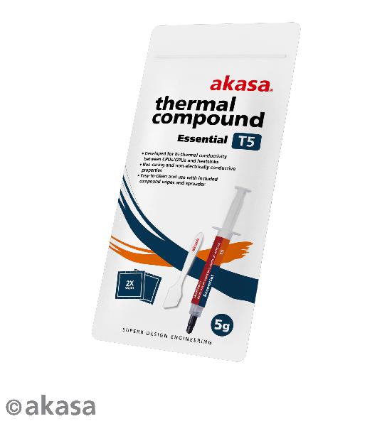 Akasa T5 Eessential, Hi-Performance Thermal Compound, 5g