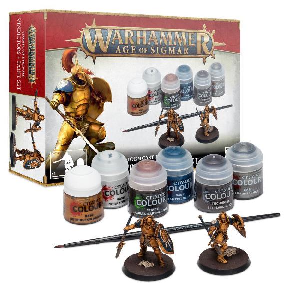 Stormcast Eternals Vindictors + Paints Set