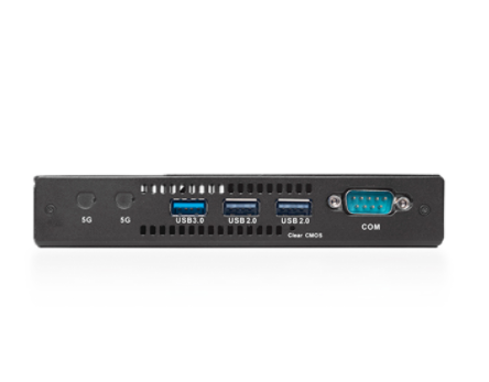 Giada MiniPC barebone D610, Intel core i3-10110U (2C/4T), 190x149x26mm, UHD Graphics10, 2x SO-DIMM DDR4, 1x M.2 Storage, 1 x M.2 WiFi 1x MiniPCIe 4G, SIM slot, 5xUSB3.2gen2, 1x RS232, 1x DisplayPort, 1 x HDMI 2.0, 1 x HDMI 1.4, TPM2.0, GBit Lan