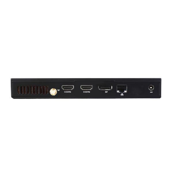 Giada MiniPC barebone D610, Intel core i5-10210U (4C/8T), 190x149x26mm, UHD Graphics10, 2x SO-DIMM DDR4, 1x M.2 Storage, 1 x M.2 WiFi 1x MiniPCIe 4G, SIM slot, 5xUSB3.2gen2, 1x RS232, 1x DisplayPort, 1 x HDMI 2.0, 1 x HDMI 1.4, TPM2.0, GBit Lan