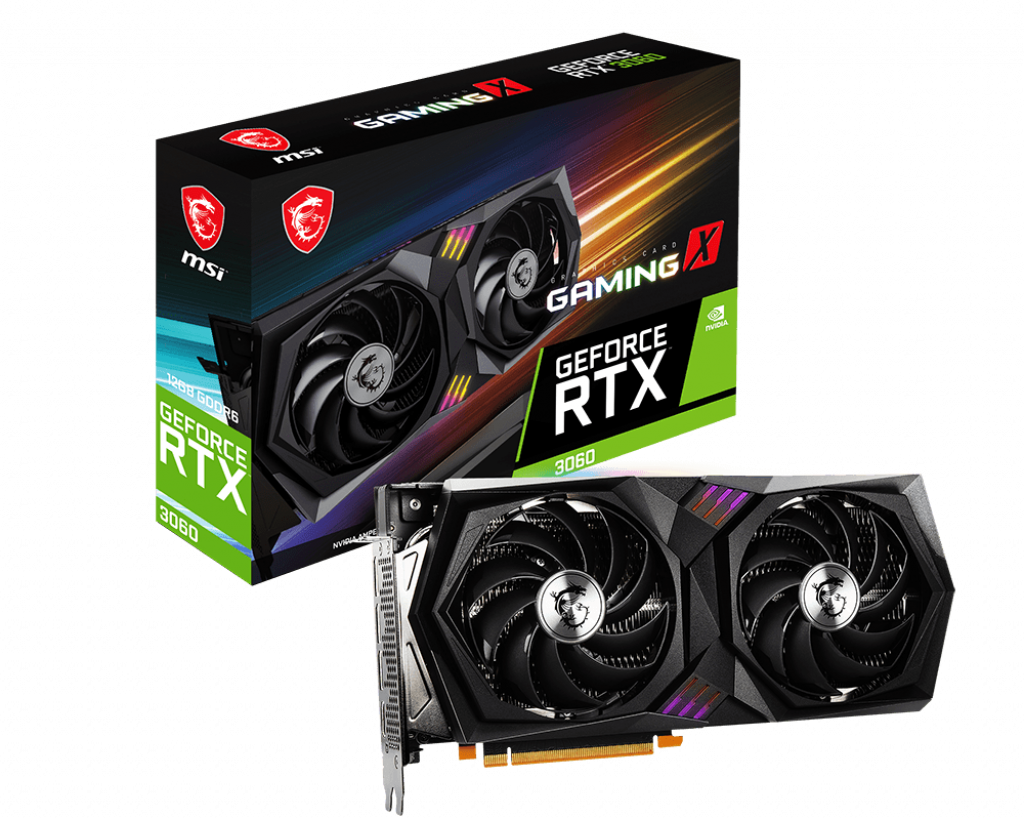 MSI GeForce RTX 3060 GAMING X 12G Videokaart