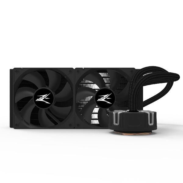 Zalman Reserator5 Z24 Black, CPU Liquid Cooler 240mm Radiator (2 x 120 mm Fan), ARGB pump, Dual Blade Pump