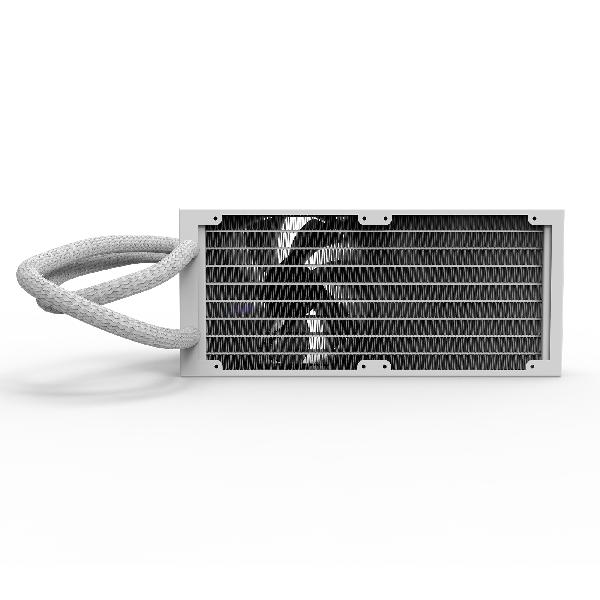 Zalman Reserator5 Z24 White, CPU Liquid Cooler 240mm Radiator (2 x 120 mm Fan), ARGB pump, Dual Blade Pump