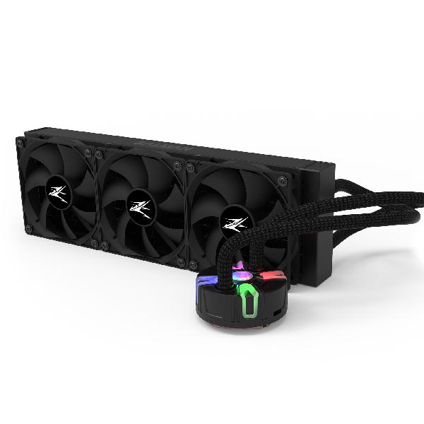 Zalman Reserator5 Z36 Black, CPU Liquid Cooler 360mm Radiator (3 x 120 mm Fan), ARGB pump, Dual Blade Pump