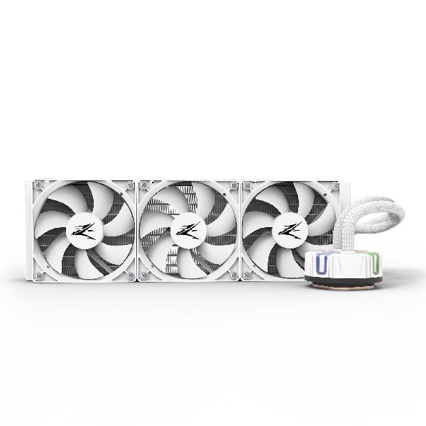Zalman Reserator 5 Z36 (White), CPU Liquid Cooler 360mm Radiator (3 x 120 mm Fan), ARGB pump, Dual Blade Pump