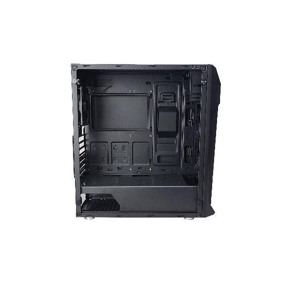 Zalman Z1 Plus ATX Mid Tower PC Case, Pre-installed: 2 x 120mm blue LED fan in front 1 x 120mm blue LED fan rear, Dedicated 5..25 ODD in front, Drive bays: 4 x 3.5, 5 x 2.5, Arcyl window on left side, Dimension: 464(D) x 203(W) x 445(H) mm