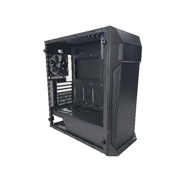 Zalman Z1 Plus ATX Mid Tower PC Case, Pre-installed: 2 x 120mm blue LED fan in front 1 x 120mm blue LED fan rear, Dedicated 5..25 ODD in front, Drive bays: 4 x 3.5, 5 x 2.5, Arcyl window on left side, Dimension: 464(D) x 203(W) x 445(H) mm