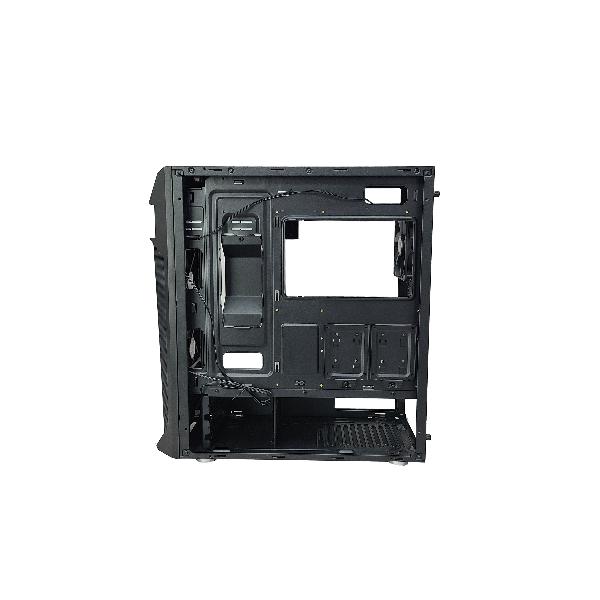 Zalman Z1 Plus ATX Mid Tower PC Case, Pre-installed: 2 x 120mm blue LED fan in front 1 x 120mm blue LED fan rear, Dedicated 5..25 ODD in front, Drive bays: 4 x 3.5, 5 x 2.5, Arcyl window on left side, Dimension: 464(D) x 203(W) x 445(H) mm