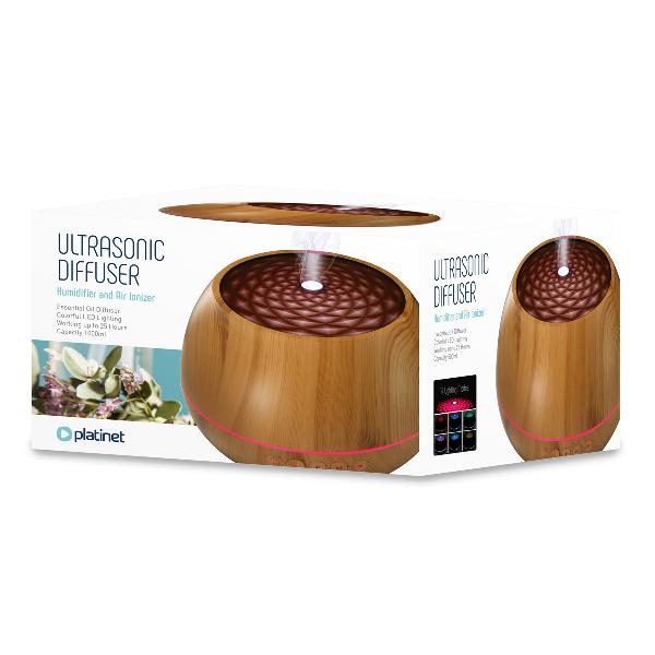 Platinet Aroma Diffuser Humidifier 1L Light Wood