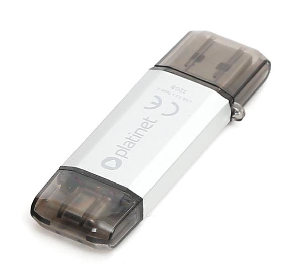 Platinet Pendrive USB 3.0 Type-C, 32GB, Silver