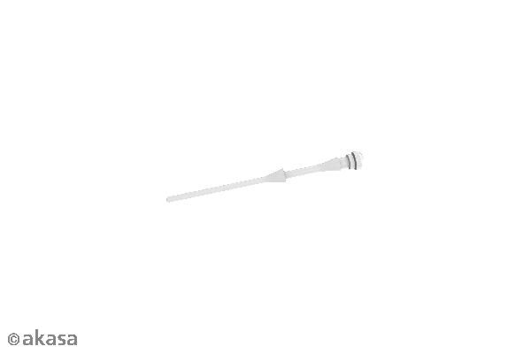 Akasa Siliconized Rubber Pins for Fan mounting, White, 20pcs
