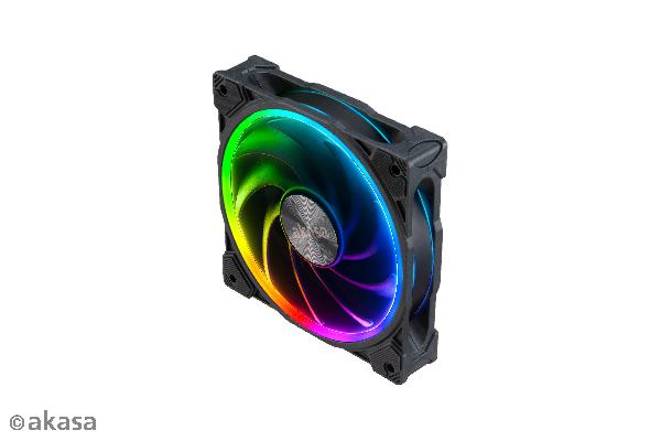 Akasa SOHO AR, 12cm ARGB PWM fan 3pcs bundle