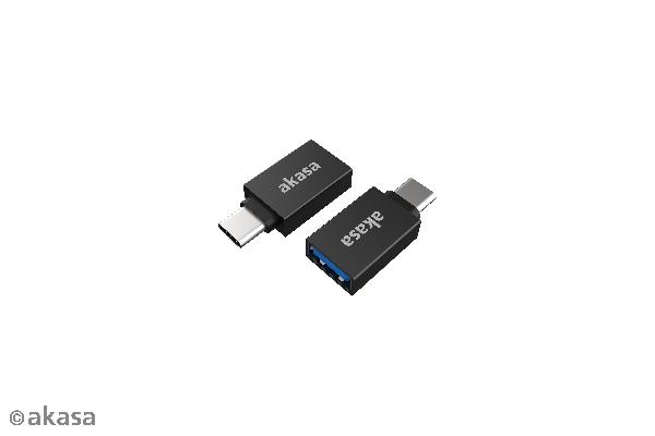 Akasa USB3.1 Gen2 Type-A female to Type-C male adapter, 2/pack