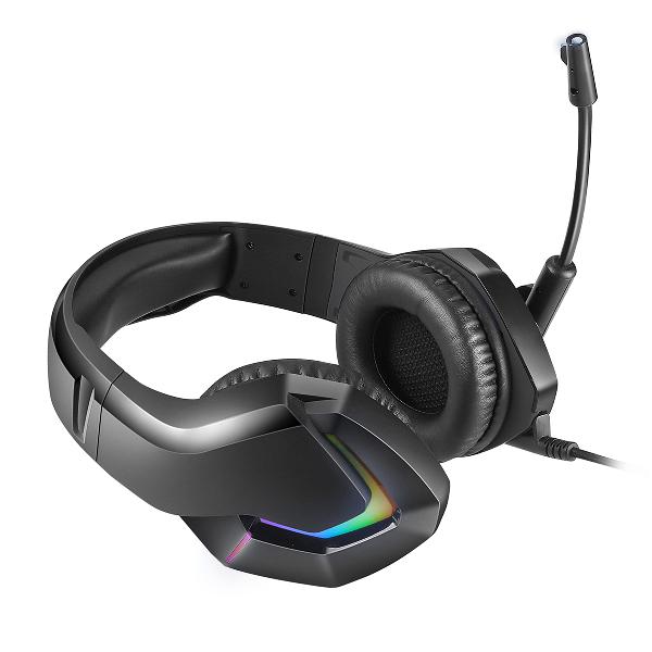 VARR RGB Gaming headphones with a microphone, USB + 3,5 mm, 20Hz-20KHz
