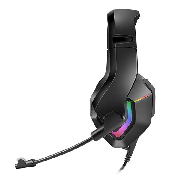 VARR RGB Gaming headphones with a microphone, USB + 3,5 mm, 20Hz-20KHz