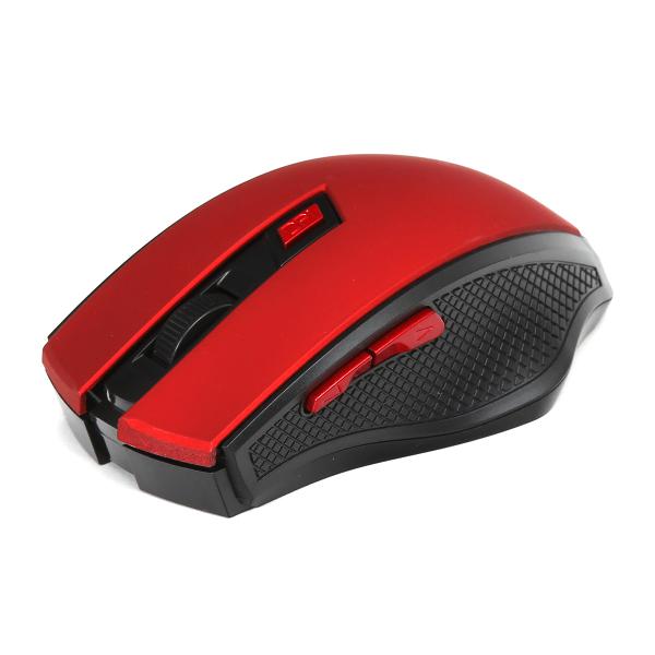 Omega OM-08WB wireless mouse 2.4 GHz 1000/1200/1600dpi - red