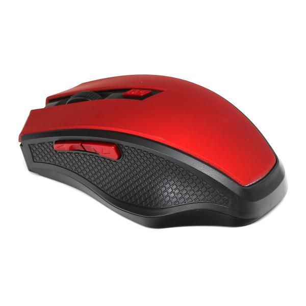 Omega OM-08WB wireless mouse 2.4 GHz 1000/1200/1600dpi - red