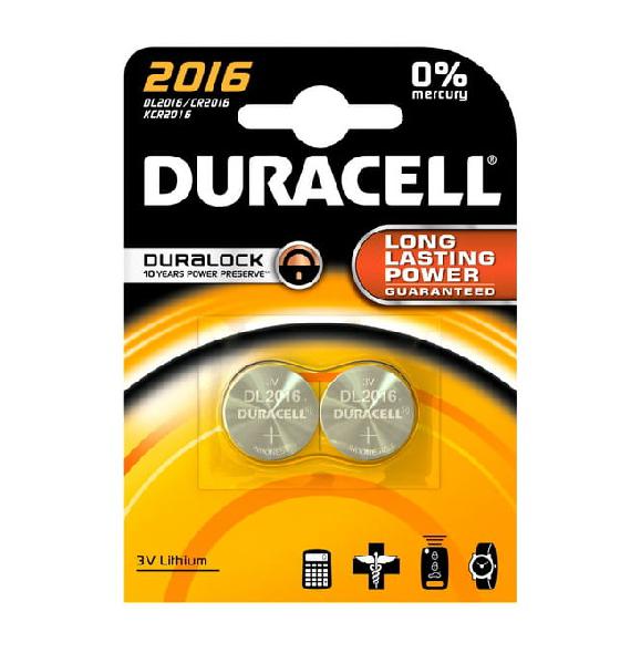 Duracell BATTERY LITHIUM DL2016 BL2, multipack