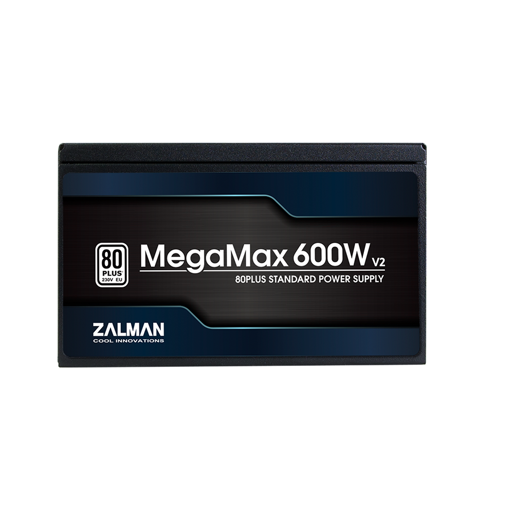 Zalman ZM600-TXII V2 MegaMax, 600W 80PLUS 230V EU STANDARD Certified high efficiency / PCI-E Connectors support up to dual CrossFire & SLI / Compliance with Intel ATX12V Ver2.31 standards. / Interleaved Active PFC