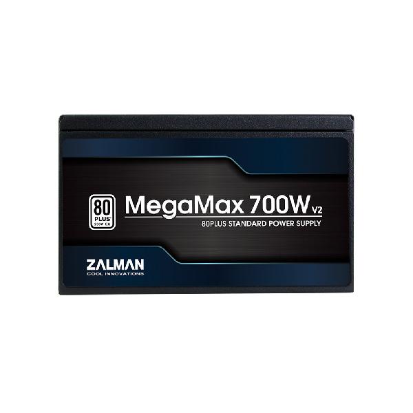 Zalman ZM700-TXII V2 MegaMax, 700W 80PLUS 230V EU STANDARD Certified high efficiency / PCI-E Connectors support up to dual CrossFire & SLI / Compliance with Intel ATX12V Ver2.31 standards. / Interleaved Active PFC