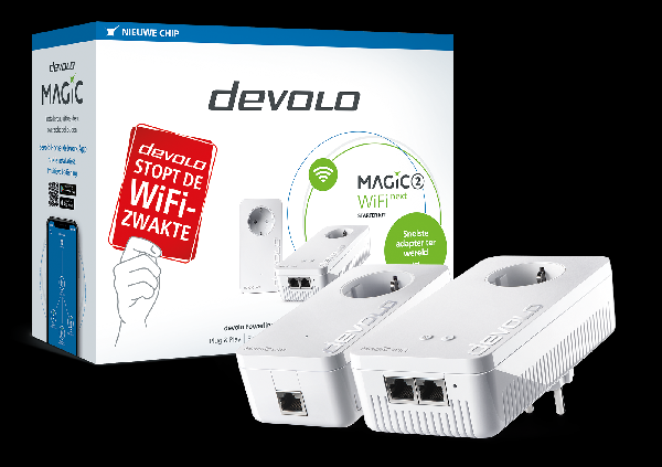 Devolo magic 2 wifi next starter kit PowerLine WiFi adapter, AC+N Dual Band