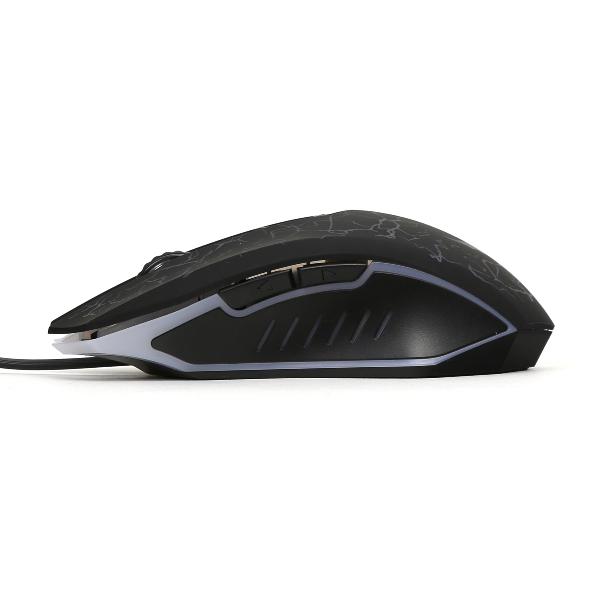 VARR VGM-B02 Gaming Mouse, 800-1200-1600-2400 dpb, LED, black, 1,5m USB cable