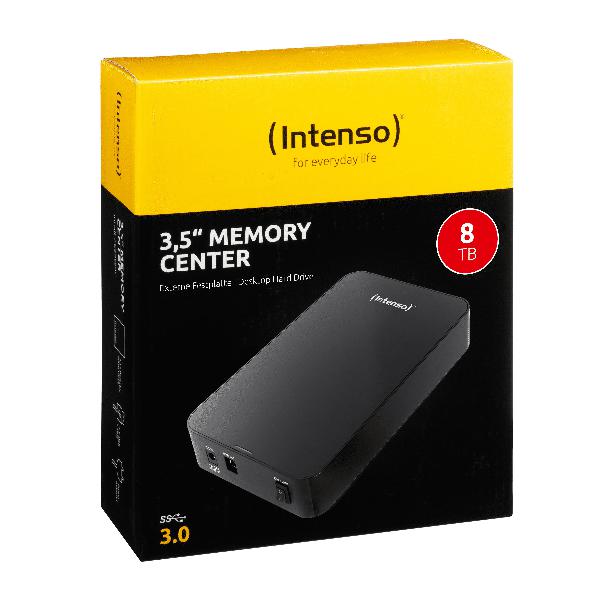 Intenso USB3.0 8 TB Drive, 3,5 inch.