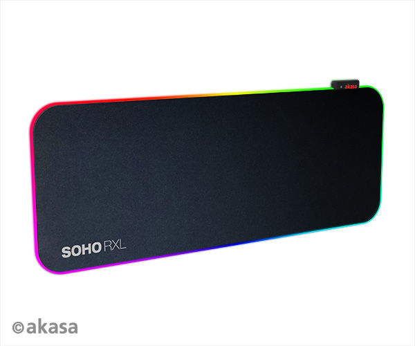 Akasa SOHO RXL, RGB gaming mouse pad, 78x30cm, 4mm thick