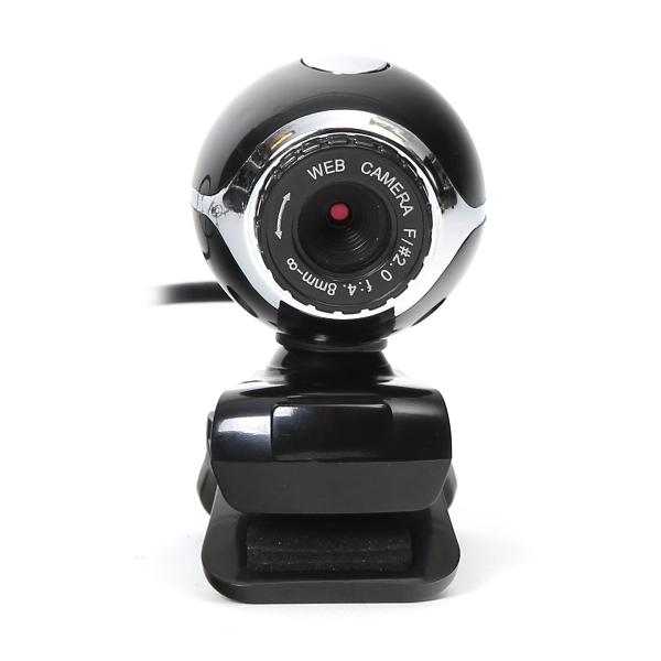 OMEGA Webcam 480p + Microfoon - zwart