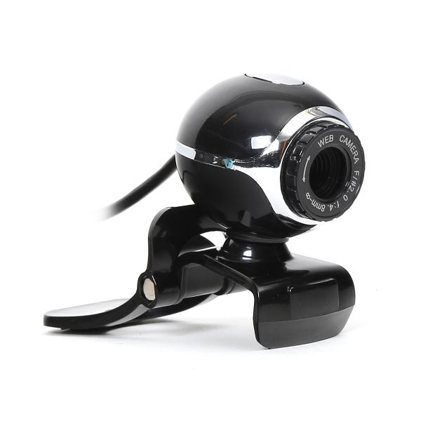 OMEGA Webcam 480p + Microfoon - zwart