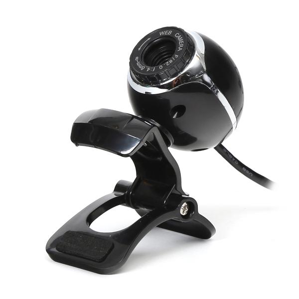 OMEGA Webcam 480p + Microfoon - zwart