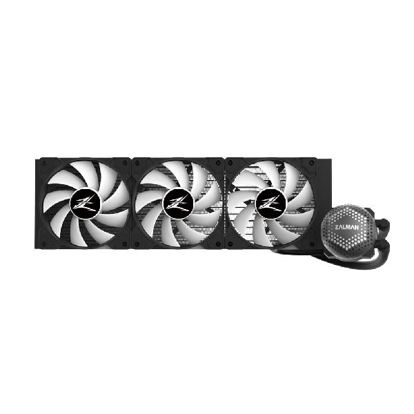 Zalman ALPHA36 (Black), CPU Liquid Cooler 360mm Radiator (3 x 120 mm Fan), ARGB pump, Dual Blade Pump, Intel : LGA 2066/2011-V3/2011/1700/1200/115X