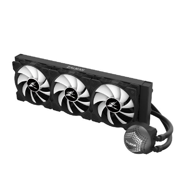 Zalman ALPHA36 (Black), CPU Liquid Cooler 360mm Radiator (3 x 120 mm Fan), ARGB pump, Dual Blade Pump, Intel : LGA 2066/2011-V3/2011/1700/1200/115X