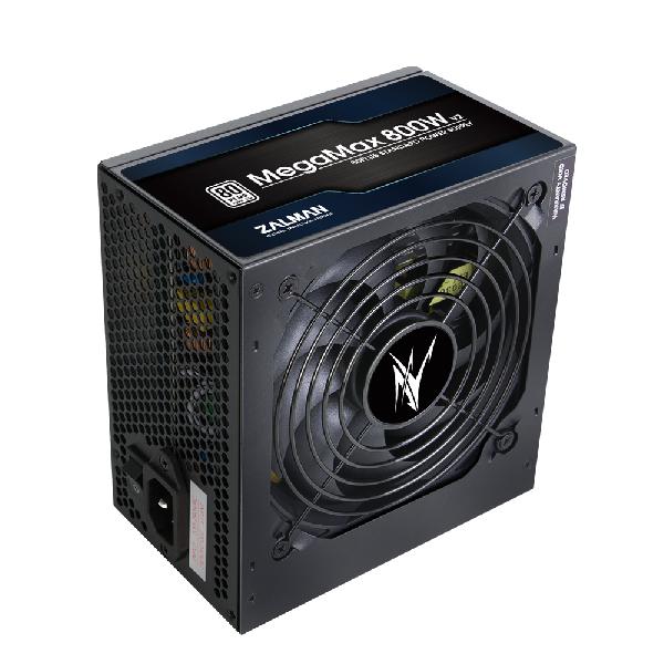 Zalman ZM800-TXII MegaMax, 800W 80PLUS 230V EU STANDARD Certified high efficiency / PCI-E Connectors support up to dual CrossFire & SLI / Compliance with Intel ATX12V Ver2.31 standards. / Interleaved Active PFC