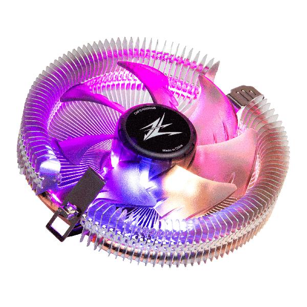 Zalman CNPS7600 RGB, Low profile, Flower Heat Sink CPU Cooler, TDP 95W, 92mm FAN, pwm, Tool-less Design, addressable RGB, Hydraulic Bearing, 800-2000 rpm, 32 dB(A), 25.8 CFM