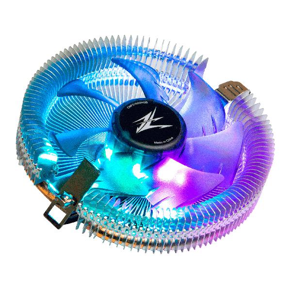 Zalman CNPS7600 RGB, Low profile, Flower Heat Sink CPU Cooler, TDP 95W, 92mm FAN, pwm, Tool-less Design, addressable RGB, Hydraulic Bearing, 800-2000 rpm, 32 dB(A), 25.8 CFM