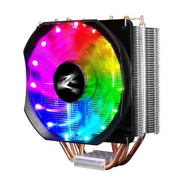 Zalman CNPS9X OPTIMA RGB (Ultra Quiet CPU Cooler) / - 120mm PWM White LED Fan / - 600 ~ 1500RPM plm10%, Intel LGA 115x, 1200, AMD AM4, AM3+, AM3, FM2+, FM2