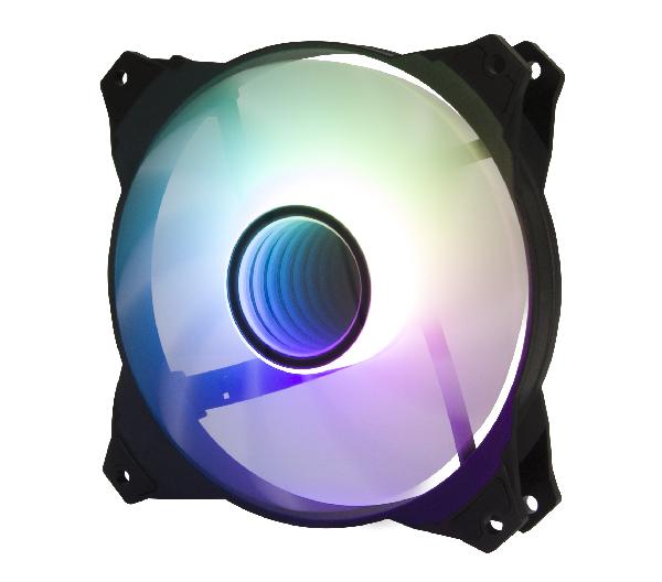 Zalman ZM-IF120, 120mm Milky White aRGB Fan, infinity effect, 1,200 RPM, 21.0dB(A), 55.2CFM, 1-to-2 Addressable RGB LED Splitter Cable included