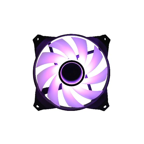 Zalman ZM-IF120, 120mm Milky White aRGB Fan, infinity effect, 1,200 RPM, 21.0dB(A), 55.2CFM, 1-to-2 Addressable RGB LED Splitter Cable included