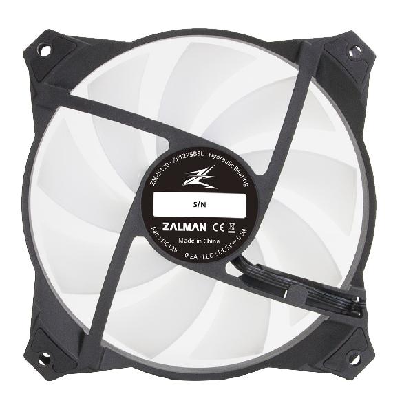 Zalman ZM-IF120 (3pack+ ZM-4PALC controller), 120mm Milky White aRGB Fan, infinity effect, 1,200 RPM, 21.0dB(A), 55.2CFM, 1-to-2 Addressable RGB LED Splitter Cable included