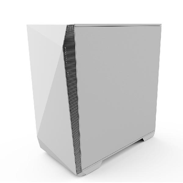 Zalman Z1 Iceberg White - mATX Mid Tower PC Case/ Pre-installed fan : 2 x 120mm fan in front & 1 x 120mm fan in rear/ Support up to 240mm radiator at front/Top/ Drive bays : 2 x 2.5/3.5 & 3 x 2.5/ Tempered glass on left side/ Dimension : 360(D) x 210