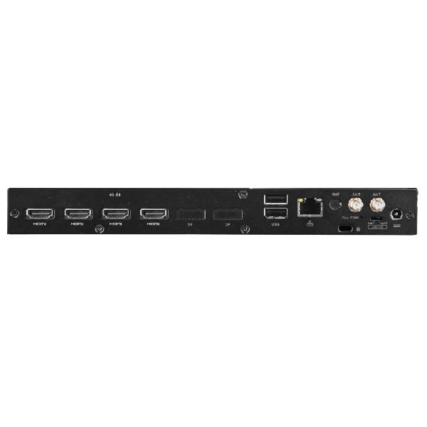 Giada G468-N1-V1807B40N0G, Mini PC barebone, AMD Ryzen V1807B, 4C/8T, Vega 11, 4 x HDMI 2.0 (EDID), 2 x DDR4 2400 SO-DIMM, 1 x 2.5 SATA, 1 x M.2 SSD slot, 1 x M2 Wifi slot, 1 x GigaBit LAN, 2x USB3.1, 2 x USB2, 2 x RS232