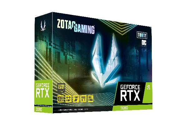 ZOTAC GAMING GeForce RTX 3080 Trinity OC LHR, 10 GB GDDR6, HDMI, 3 x DP