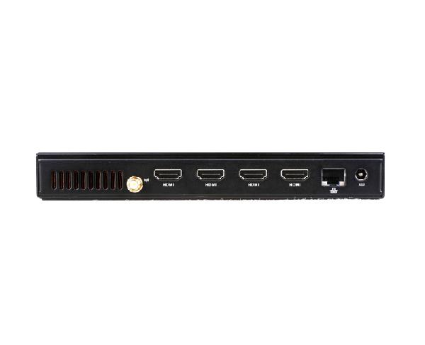 Giada DM8, Mini PC barebone, AMD Ryzen 3500U, 4C/8T, 4 x HDMI, 2 x DDR4 SO-DIMM, 1 x 2.5 SATA, 1 x mSATA, 1 x GigaBit LAN, 2x USB3.1, 2 x USB2