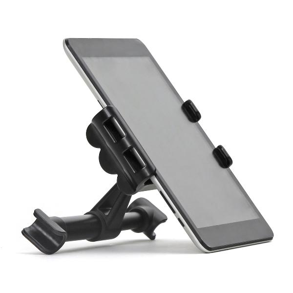 Auto hoofdsteun telefoon / tablet houder - 4,7-10.1 inch zwart