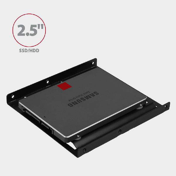 AXAGON RHD-125B Reduction for 1x 2.5 HDD into 3.5 position, black